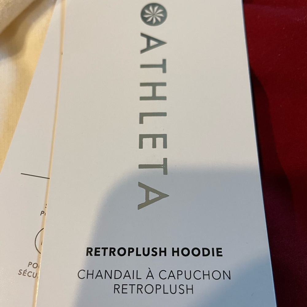 NWT Athleta Retroplush hoodie - Picture 7 of 8